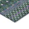 Homeroots 3' X 5' Green Blue And Purple Tribal Washable Indoor Outdoor Area Rug 582560 - alternate 4