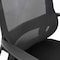 Elama Mid Back Adjustable Mesh and Fabric Office Chair in Black ELM-F-022 - alternate 5