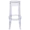 Leisuremod Averill Modern Plastic Bar Stool with Sturdy Seat and Legs, Clear, 2PK AS29CL2 - alternate 4
