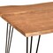 Homeroots 48" Brown And Black Solid Wood And Iron Dining Table 517763 - alternate 4