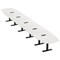 Skutchi Designs Arc Boat Conference Table With Power, 48 in W, 264 in L HAR-ABOT-48X264-T.BK-WA7976-EBLK - alternate 1