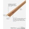 M-D Building Products Building Products 1-3/8'' X 72'' Oak Aluminum Metal Decor Carpet Trim with Screw Nails 40122 - alternate 4