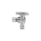 Proline Series 1/2-in F1960 PEX x 3/8-in COMP Chrome Plated Brass Angle Stop 190-862HC - alternate 3
