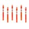 Xpose Safety 6 Pack 42in T-Top Orange Traffic Delineator Post, 6PK DLT-ORG-42-6-X-S - alternate 1