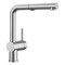 Blanco Linus Low Arc Pull-Out Dual-Spray Kitchen Faucet - PVD Steel 526366 - alternate 1