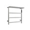 Edendirect 3-Bars Stainless Steel Wall Mounted Electric Towel Warmer Rack with Top Shelf in Silver for Bathroom ZR-EB02BR922 - alternate 1