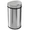 Hls Commercial 13 gal Half-Round Indoor Metal Can, Silver, Touchless Sensor Lid, Stainless Steel, 12.63 in HLS13HX - alternate 1