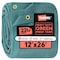 Tarpex 12' x 26' Green Heavy-Duty Weather Resistant 6.5 oz. 70% Shade Polyethylene Mesh Truck Tarp GMT-TA-1226 - alternate 1