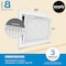 Simply 9.9x9.5x1 Merv 8, Pleated Air Filter, High Capacity, 4PK S-08-04-99951 - alternate 4