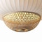 Vidalite Hikari 3-Light Ceiling Light with Woven Bamboo & White Fabric Shade, Flush Mount Canopy CE1009194 - alternate 3