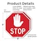 Signmission Stop, 6 inch X 6 inch, Plastic Sign, 2PK OC-P-2PACK-6-295 - alternate 4