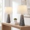 Jonathan Y Owen 20.5" Contemporary Resin LED Table Lamp, Dark Gray Terrazzo, 2PK JYL1037C-SET2 - alternate 5