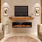 Edendirect 60 in. Wall Mount Metal Smart Electric Fireplace in Black, 4.33 in. Width, Remote, 1-8H Timer ZR-WE-60 - alternate 5