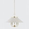 Hudson Valley Lighting Mark D. Sikes X Clivedon 5 Light Chandelier 27.5 In. Aged Brass/Off White MDS1403-AGB/OW - alternate 2