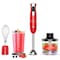 Galanz 2 Speed Multi-Function Retro Immersion Hand Blender in Hot Rod Red GLHBRDRE026 - alternate 1