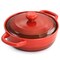 Crockpot Appleton 6 Piece 10 Ounce Stoneware Mini Casserole Set in Red with Lid 138984.02 - alternate 4