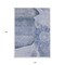 Homeroots 10' X 14' Sky Blue And Indigo Floral Washable Indoor Outdoor Area Rug 582247 - alternate 5