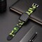 Elegani Alligator-Embossed Leather Band Compatible with Apple Watch 40mm, Army Green, Yellow Gold Buckle LAT5-AGRN-YGD-40 - alternate 3