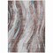 Homeroots 5' X 8' Taupe Sky Blue And Ivory Abstract Washable Indoor Outdoor Area Rug 617444 - alternate 4