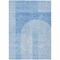 Homeroots 10' X 14' Sky Blue And Denim Blue Geometric Washable Indoor Outdoor Area Rug 582703 - alternate 6