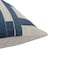 Homeroots 24" Blue And Ivory Geometric Cotton And Viscose Throw Pillow with Embroidery 549415 - alternate 5