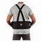 Ergodyne ProFlex 1650 Economy Elastic Back Support Brace, Medium, 30in to 34in Waist, Black 11093 - alternate 2