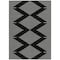 Homeroots 8' X 10' Black And Ivory Geometric Washable Indoor Outdoor Area Rug 598535 - alternate 5