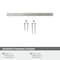 Amerock Monument 5-1/16 inch (128mm) Center-to-Center Satin Nickel Cabinet Pull, 25PK 25VMP36571G10 - alternate 4