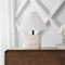 Jonathan Y Hermin 16.5" Contemporary Minimalist Geometric Sculptural Alabaster Cube Metal LED Table Lamp w/Nigh JYL5611A - alternate 5
