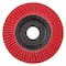 Pferd 4-1/2'' x 5/8-11 Thd. POLIFAN Flap Disc - CO-FREEZE SG INOX, Ceramic oxide, 36 Grit, Conical 61088 - alternate 2