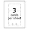 Avery Dennison Large Rotary Card, Laser/Inkjet, 3x5, PK50 5386 - alternate 15