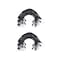 Mytee Products 100PK 9in EPDM Rubber Tarp Bungee Straps w/Crimped S Hooks Tie Down Cords, 2PK RS-9Cx2 - alternate 3