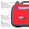 Tomahawk Power Portable Generator, Gasoline, 2,100 W Rated, 2,200 W Surge, 120V AC, 20 A TG2000i - alternate 4