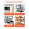 Vevor 3-Tier Commercial Food Warmer Display Pizza Cabinet 60L with LED Light NB-1P - alternate 4
