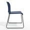 Flash Furniture Commercial Navy Plastic Stack Chairs, Contoured Backs and Sled Bases-Set of 5, 5PK 5-RUT-239AN-NV-GG - alternate 6