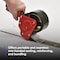 Scotch Handheld Tape Dispenser, 2 in Max. Tape Width, 3 in Tape Core Dia., Pistol, Metal, Plastic, Red HR80 - alternate 8