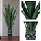 Pure Garden Giant Agave Fake Plant 52-Inch Faux Succulent with Pot Modern Artificial Trees 50-10016 - alternate 4