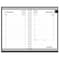 House Of Doolittle Daily Planner, 12 Months, Jan-Dec, 5 in x 8 in, Black Cover 288-02 - alternate 3