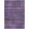Homeroots 9' X 12' Plum Purple And Gray Striped Washable Indoor Outdoor Area Rug 588122 - alternate 4