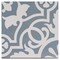 Andova Tiles Bliss Beaux Blue 8-in. Encaustic Spanish/Moroccan Patterned Matte Porcelain Wall & Floor Tile ANDBLI290 - alternate 2
