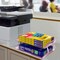 Acrimet Facility 2 Tier Letter Tray Side Load Letter Size Desktop File Organizer Plastic Clear Pink 253.8 - alternate 5