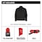 Milwaukee Tool M12 Heated TOUGHSHELL Men's Jacket, Black, Heats 3 to 12 Hours, 3 Outside Pockets, XL M100B-21XL - alternate 12