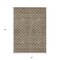 Homeroots 5' X 8' Brown And Beige Geometric Washable Indoor Outdoor Area Rug 596172 - alternate 7