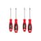 Tekton Phillips and Slotted Screwdriver Set, 4 IN Shanks, 4-Piece, #1-#2, 5.5-6.5 mm DWZ90005 - alternate 1