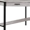 Homeroots 42" Gray and Black Corner Computer Desk 355736 - alternate 3