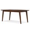 Homeroots 66" Walnut Wood Dining Table 640719 - alternate 3