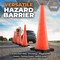Xpose Safety Traffic Safety Cone, 36 in, PVC, No Collar, DOT Approved, Orange, Half Pallet, PK125 OTC36-HP125-X - alternate 3