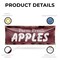 Signmission Farm Fresh Apples, 18 Inch x 48 Inch, Vinyl Banner B-30572 - alternate 2