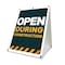 Signmission Open During Construction, 36 Inch x 24 Inch A-frame Yard Sign, Coroplast Yard Sign SBC-2436-30407 - alternate 1