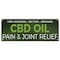 Signmission CBD Oil Pain & Joint Relief, 18 Inch x 48 Inch, Banner B-30032 - alternate 1